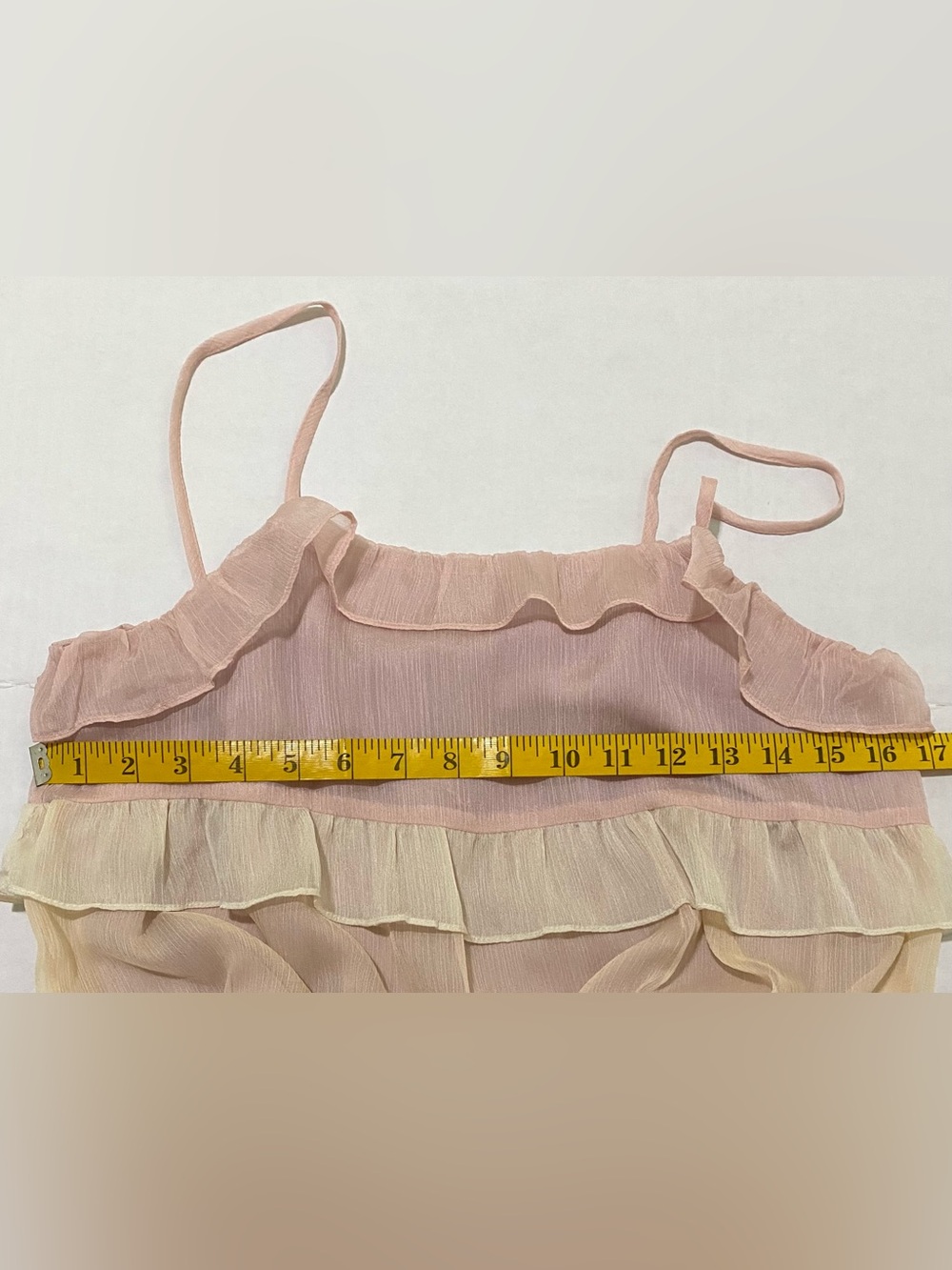 Storia Womens S Pastel Chiffon Ruffle Dress Boho Fall Fairy Cottagecore Feminine - Picture 9 of 14
